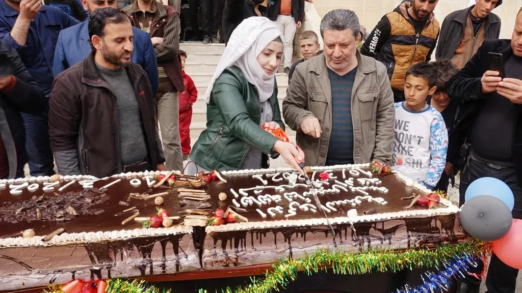 ​​​​​​​بلدية الشعب في الرقة تحتفل بالذكرى السنوية الثالثة لافتتاحها