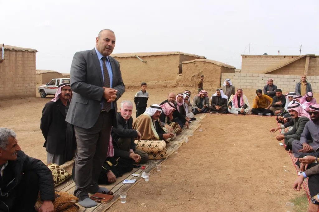 حزب الاتّحاد الدّيمقراطيّ يجتمع مع وجهاء العشائر العربيّة في ناحية تل حميس