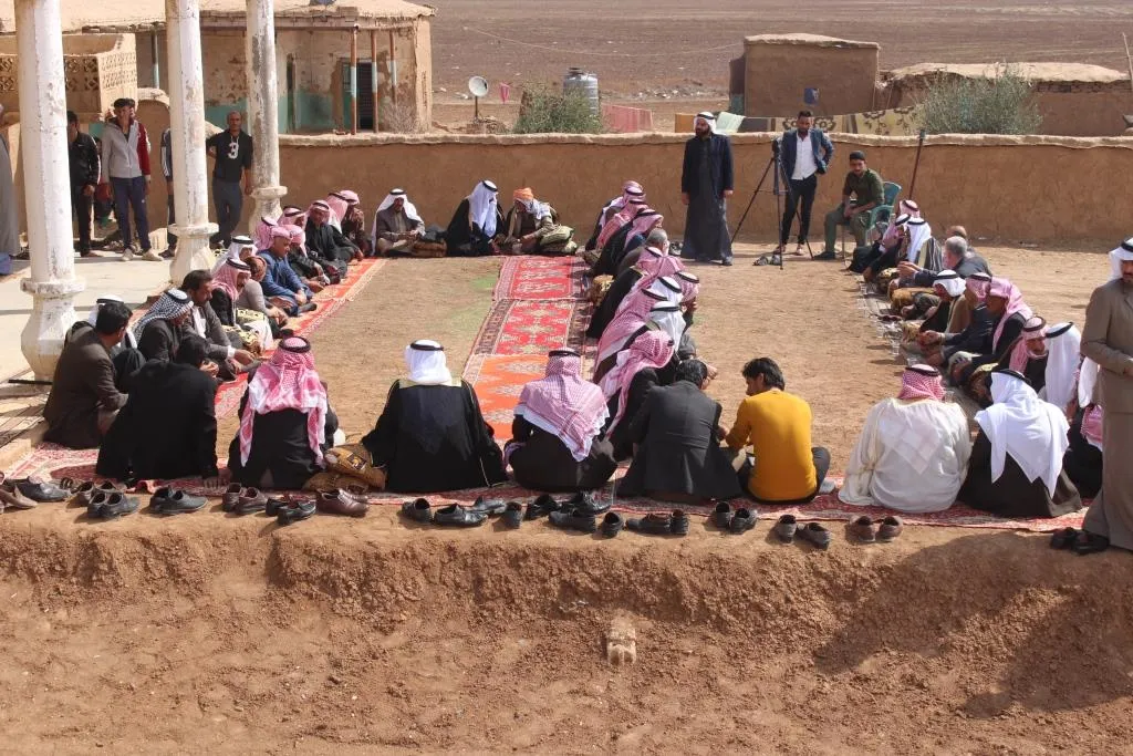 حزب الاتّحاد الدّيمقراطيّ يجتمع مع وجهاء العشائر العربيّة في ناحية تل حميس