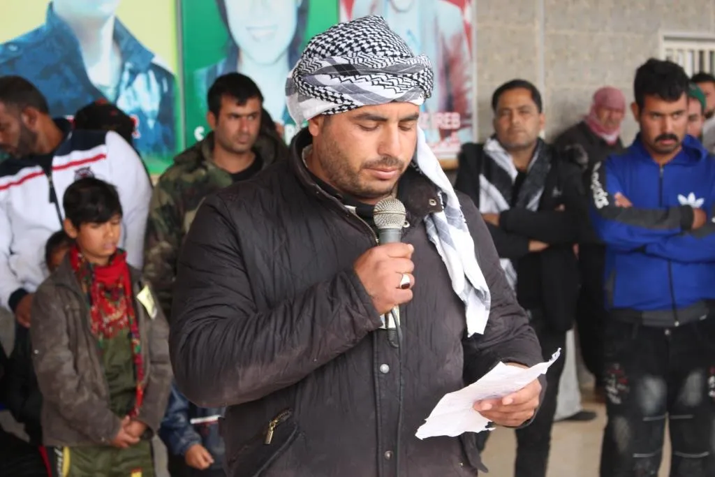 ​​​​​​​أهالي الدرباسيّة يشيّعون جثمان الشّهيد بشّار بريج إلى مثواه الأخير