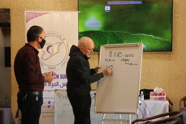كوفيد 19 ... محور محاضرة في مدينة قامشلو