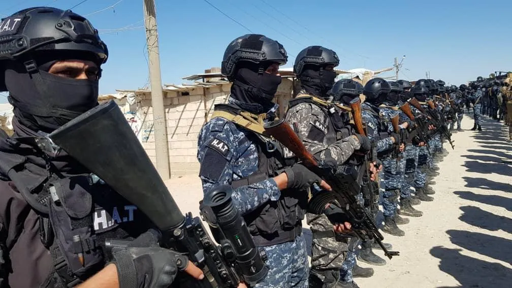 ​​​​​​​اعتقال أحد قادة داعش في حملة مخيم الهول