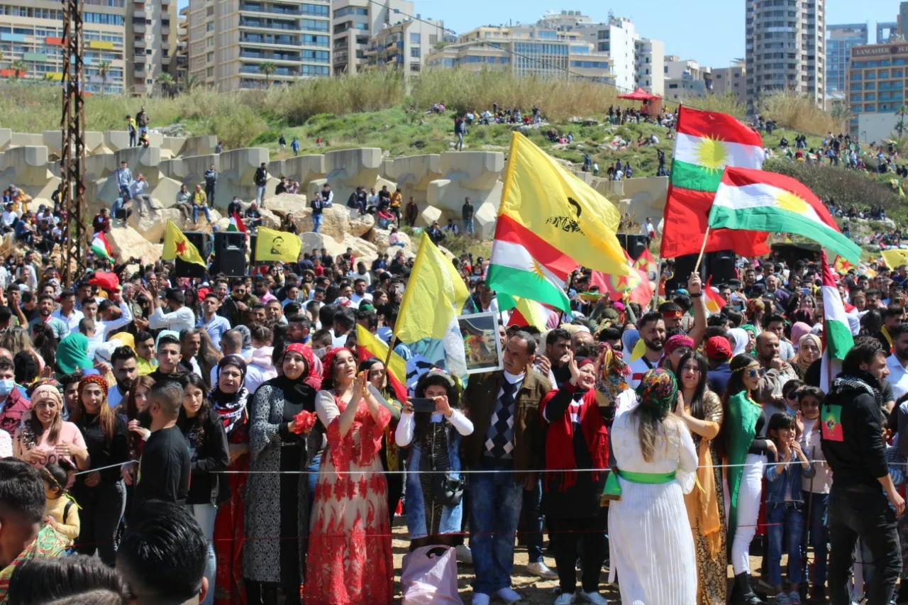 الجالية الكردية في لبنان تحتفل بعيد نوروز