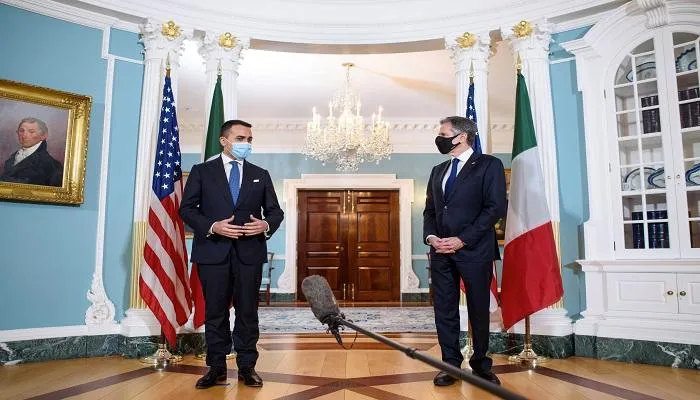 وزير الخارجية الإيطالي يصل إلى واشنطن