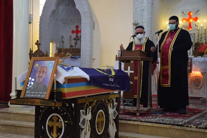 تشييع جثمان الشهيد آشور إلى مثواه الأخير في قامشلو