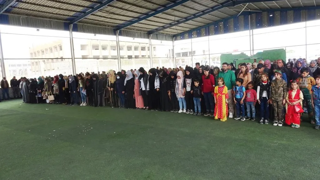 أهالي الرقّة خلال احتفاليتين: فكر القائد طريقنا إلى الحرية