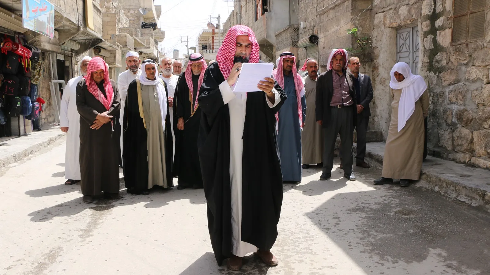 وجهاء حلب يستنكرون اغتيال الوجيه هايس الجريان على يد مرتزقة الدفاع الوطني