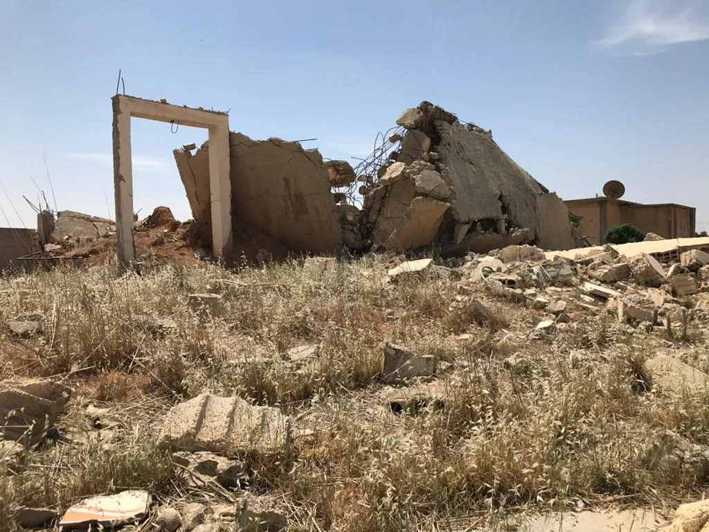 قرى مدمّرة ومهجورة تبيّن وحشية العدوان التركي على ريف كري سبي/ تل أبيض