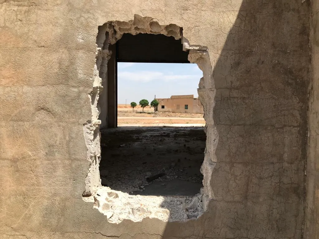 قرى مدمّرة ومهجورة تبيّن وحشية العدوان التركي على ريف كري سبي/ تل أبيض