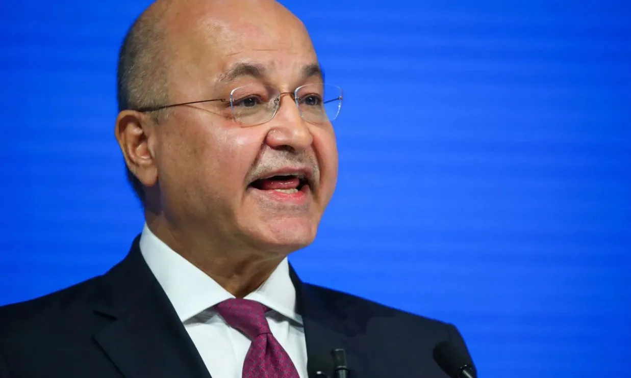 ​​​​​​​الرئيس العراقي: استضفنا أكثر من جولة محادثات بين السعودية وإيران