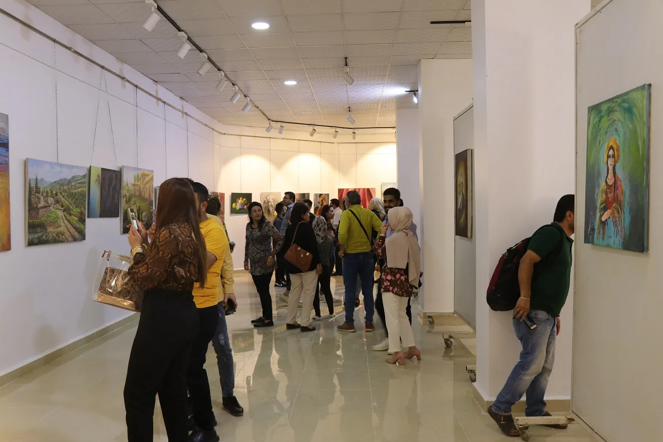 انطلاق أعمال ملتقى روج آفا الثالث للفن التشكيلي في قامشلو