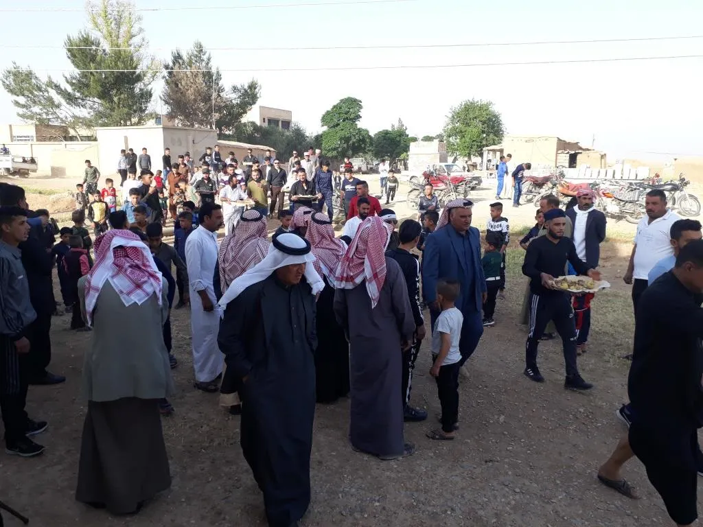  طقس خاص يحييه أهالي قرية صالحية في تل حميس لاستقبال العيد