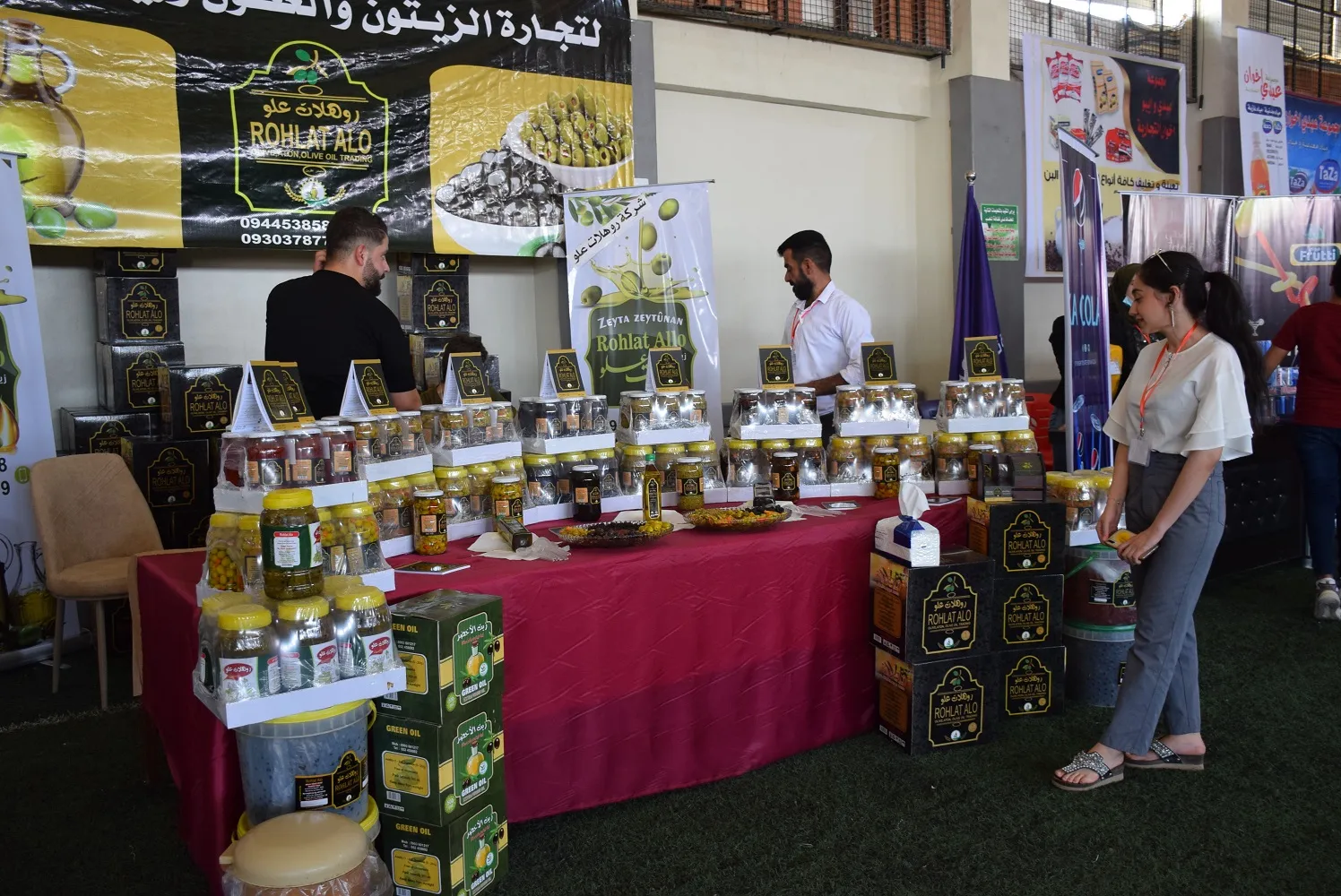 60 معملًا وشركة ينضمون لمعرض المنتوجات المحلية لشمال وشرق سوريا