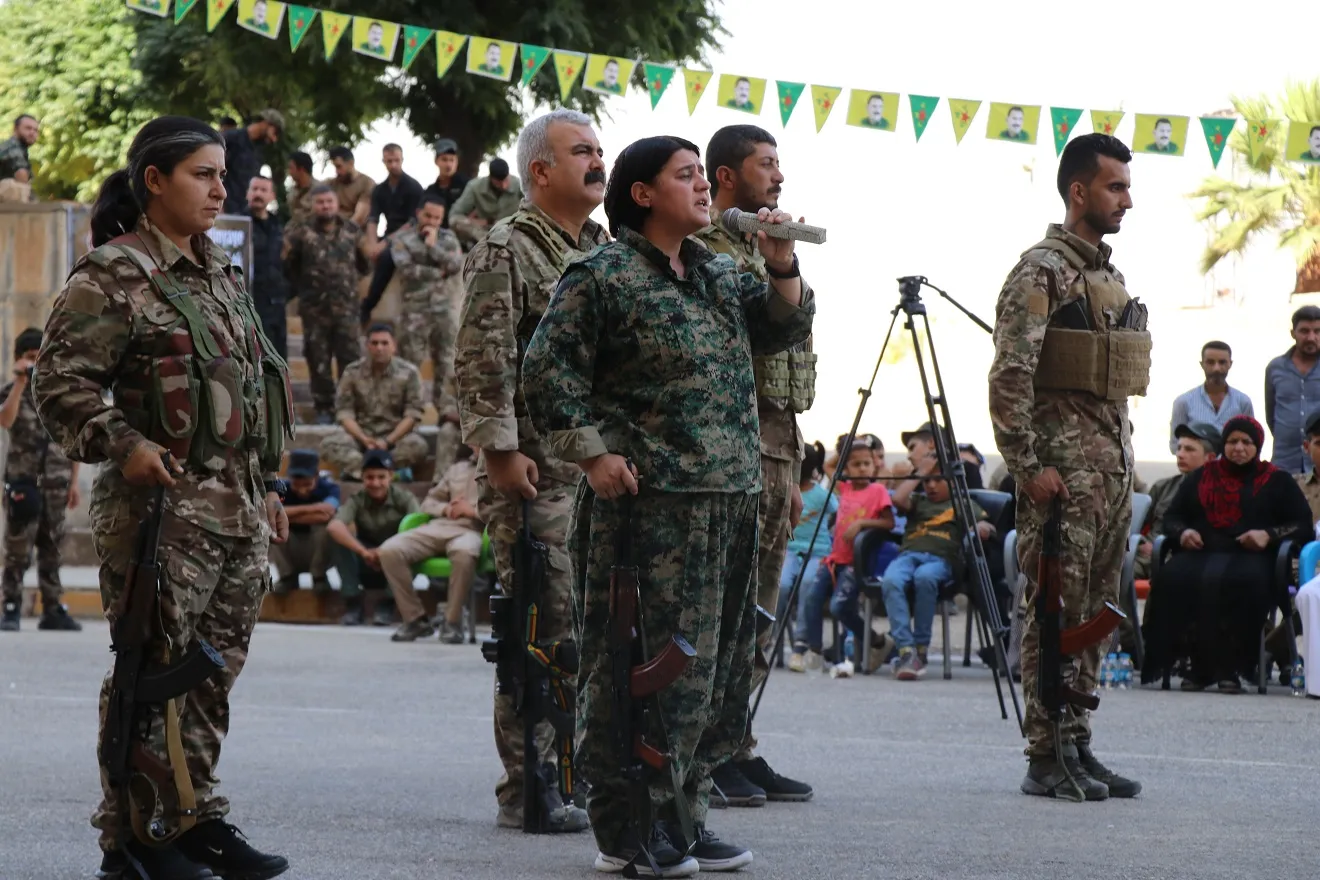 ​​​​​​​قوات سوريا الديمقراطية تخرّج دفعة من القياديين العسكريين