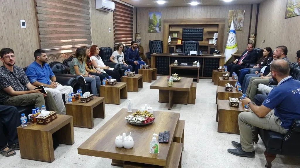 وفد إقليم كتالونيا يزور مقر الإدارة الذاتية لشمال وشرق سوريا
