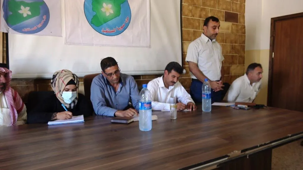 حزب سوريا المستقبل يجتمع مع وجهاء ومثقفي ريف دير الزور الشرقي