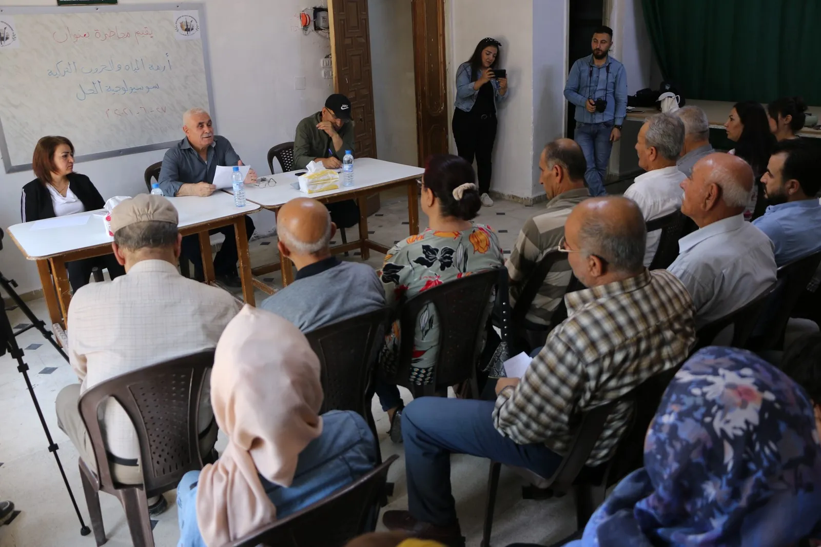 محاضرة في حلب بعنوان "أزمة المياه والحروب التركية وسوسيولوجيا الحل"