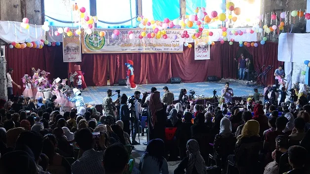 مهرجان "السّلام الثاني للطّفولة" يحيي أصالة الفرات من خلال عروضه في يومه الأول