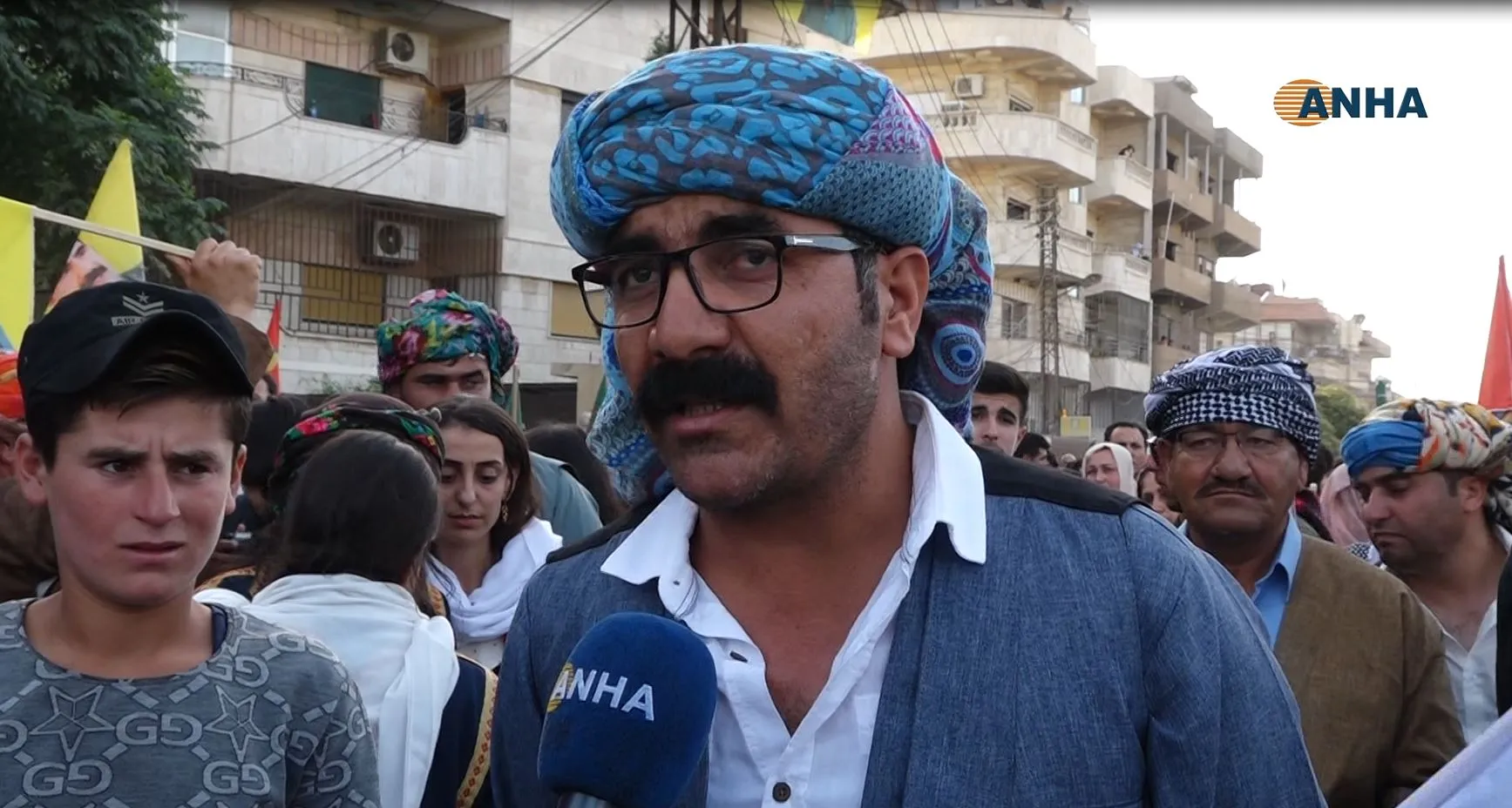​​​​​​​مشاركون في مسيرة الكرامة: الكريلا كرد والكرد كريلا