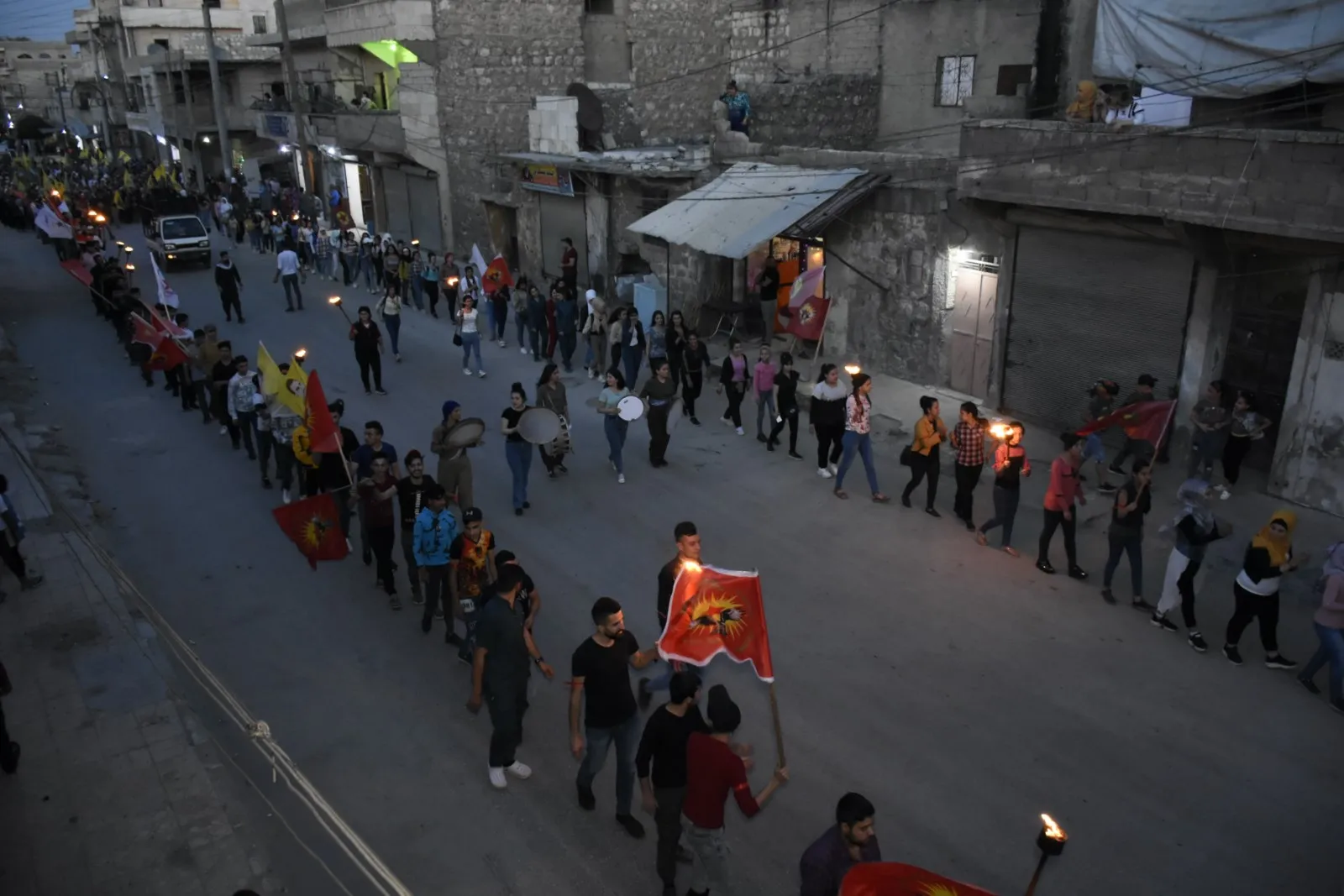 ​​​​​​​شبيبة حلب تنتقض نصرةً لمقاومة الكريلا في جبال كردستان