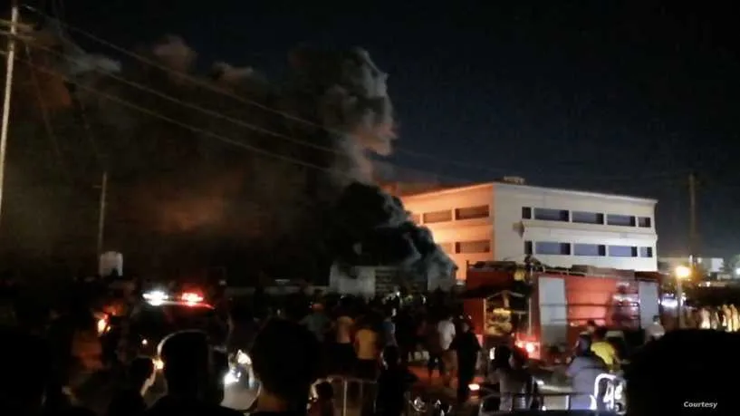 أكثر من 52 قتيلاً في حريق مستشفى الحسين بمحافظة ذي قار العراقية