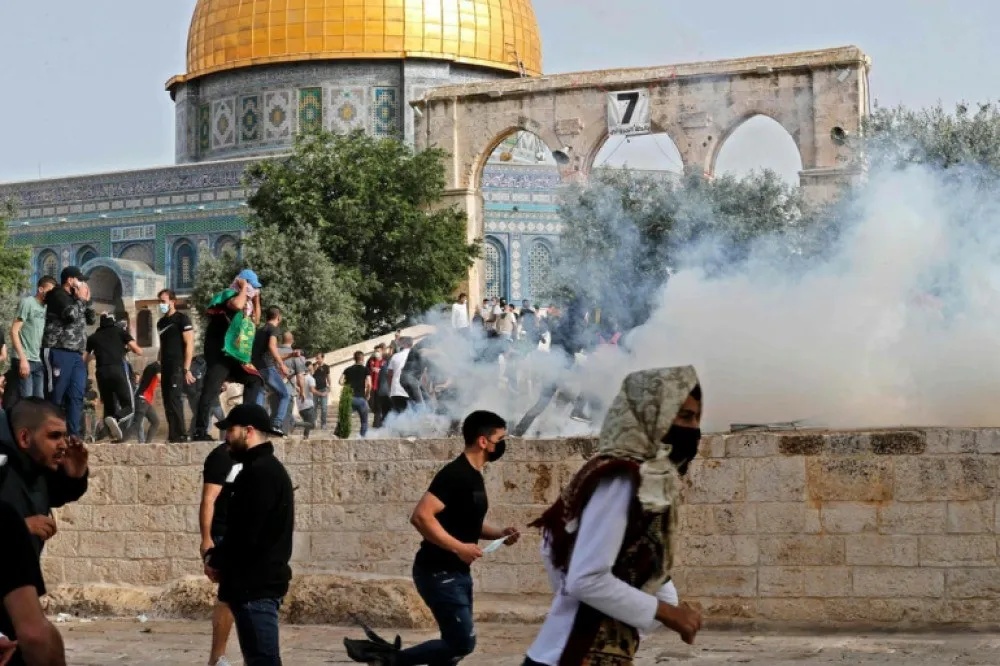 ​​​​​​​توتر في القدس: مواجهات واعتقالات ودعوات فلسطينية للتصدي لإحياء ذكرى "خراب الهيكل الأول"