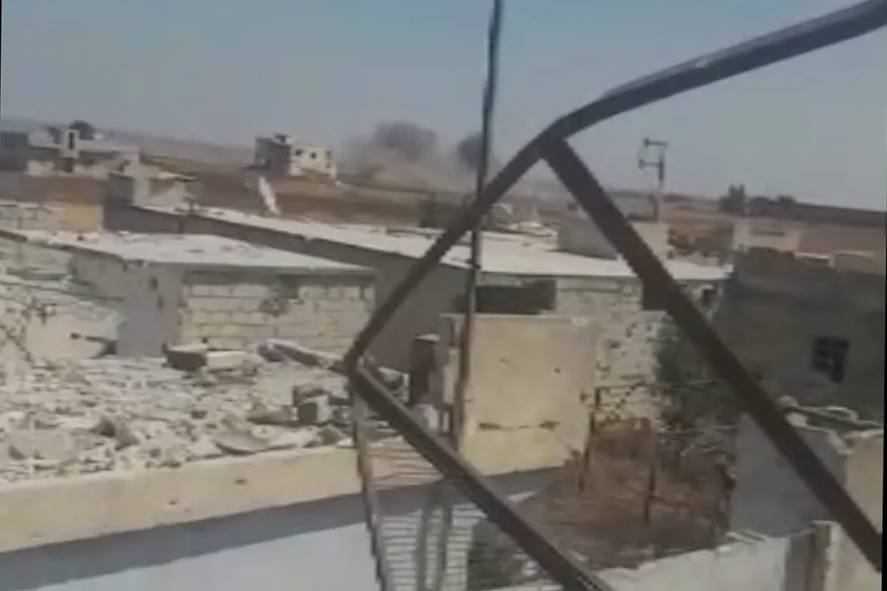 ​​​​​​​الاحتلال التركي يقصف قرى ناحية شرا بعفرين المحتلة