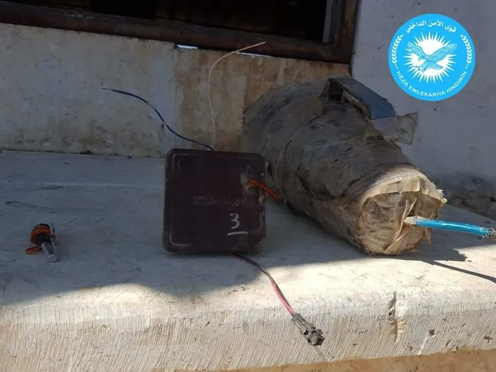 تفكيك عبوة ناسفة في ريف منبج