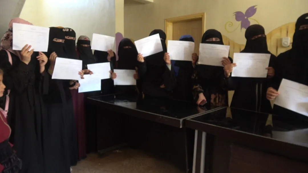 تخريج الدفعة الخامسة من دورة التمريض في هجين