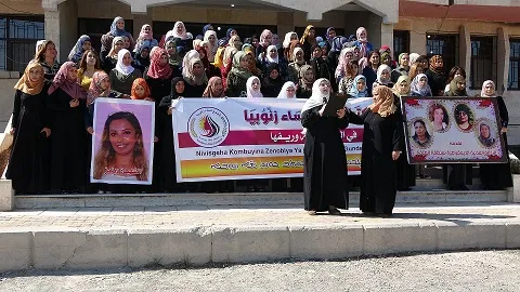 ​​​​​​​تجمع نساء زنوبيا في الطبقة يدين الجريمة التي طالت الطفلة