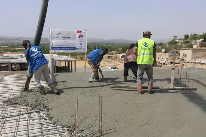 مستوطنة جديدة يبنيها الاحتلال التركي بدعم من جمعيات إخوانية في عفرين المحتلة