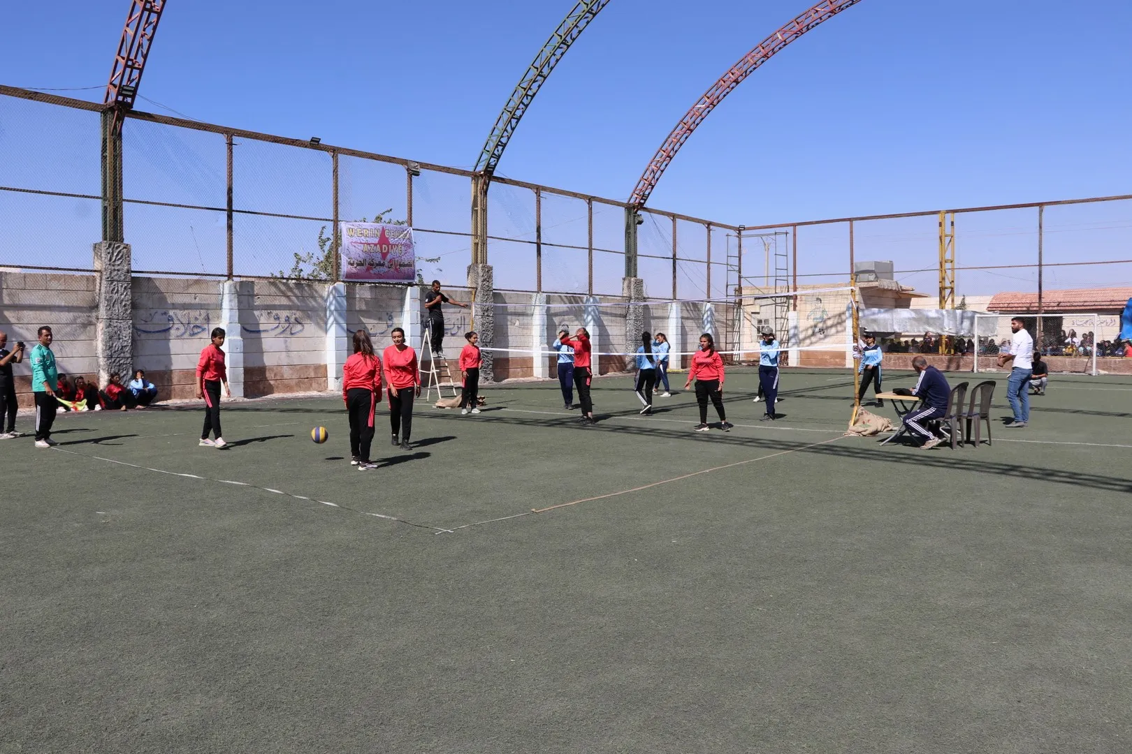 انطلاق فعاليات اليوم الأول لمهرجان الطلبة الرياضي والفني في الشهباء