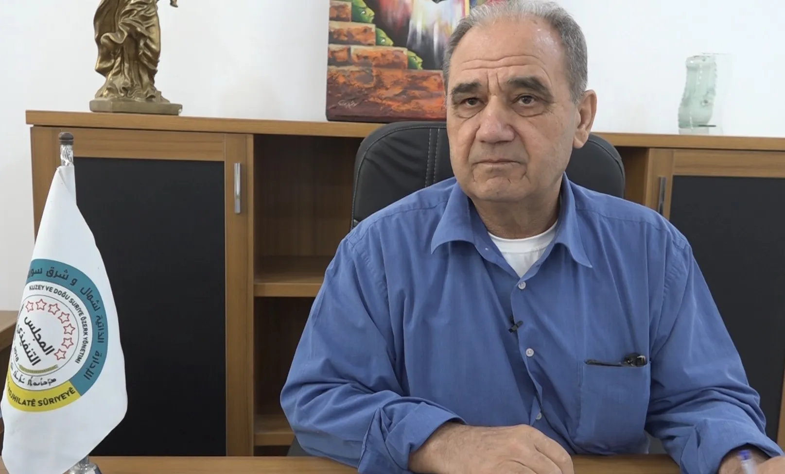 ​​​​​​​جوزيف لحدو يطالب المجتمع الدولي بالاعتراف بالإدارة الذاتية ودمشق بالعودة للحوار