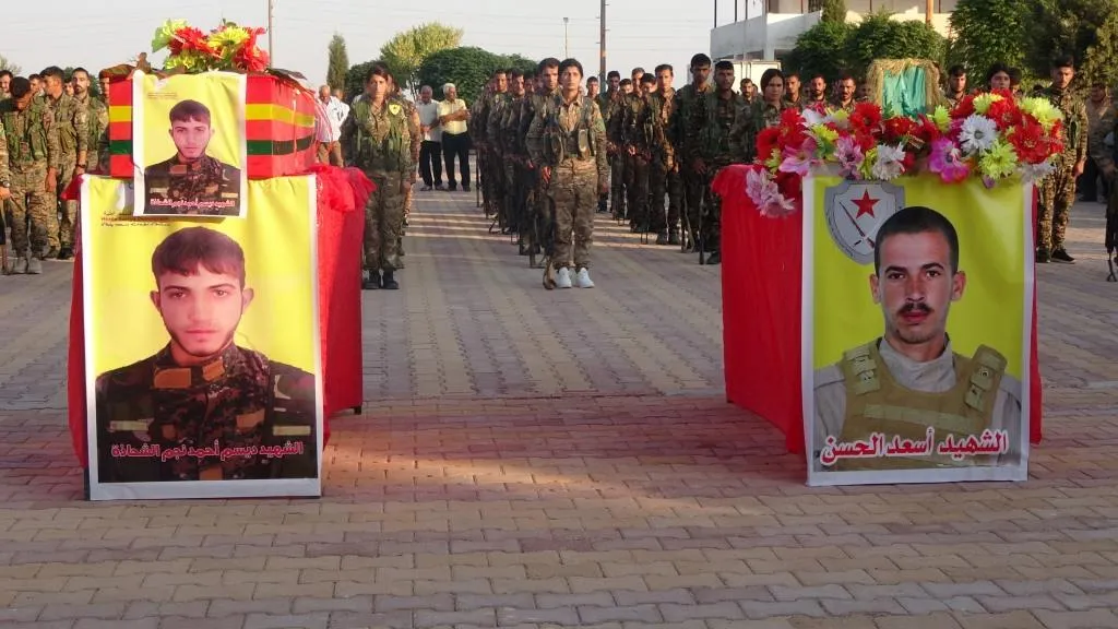 ​​​​​​​تشييع شهيد والإعلان عن سجل آخر في الحسكة