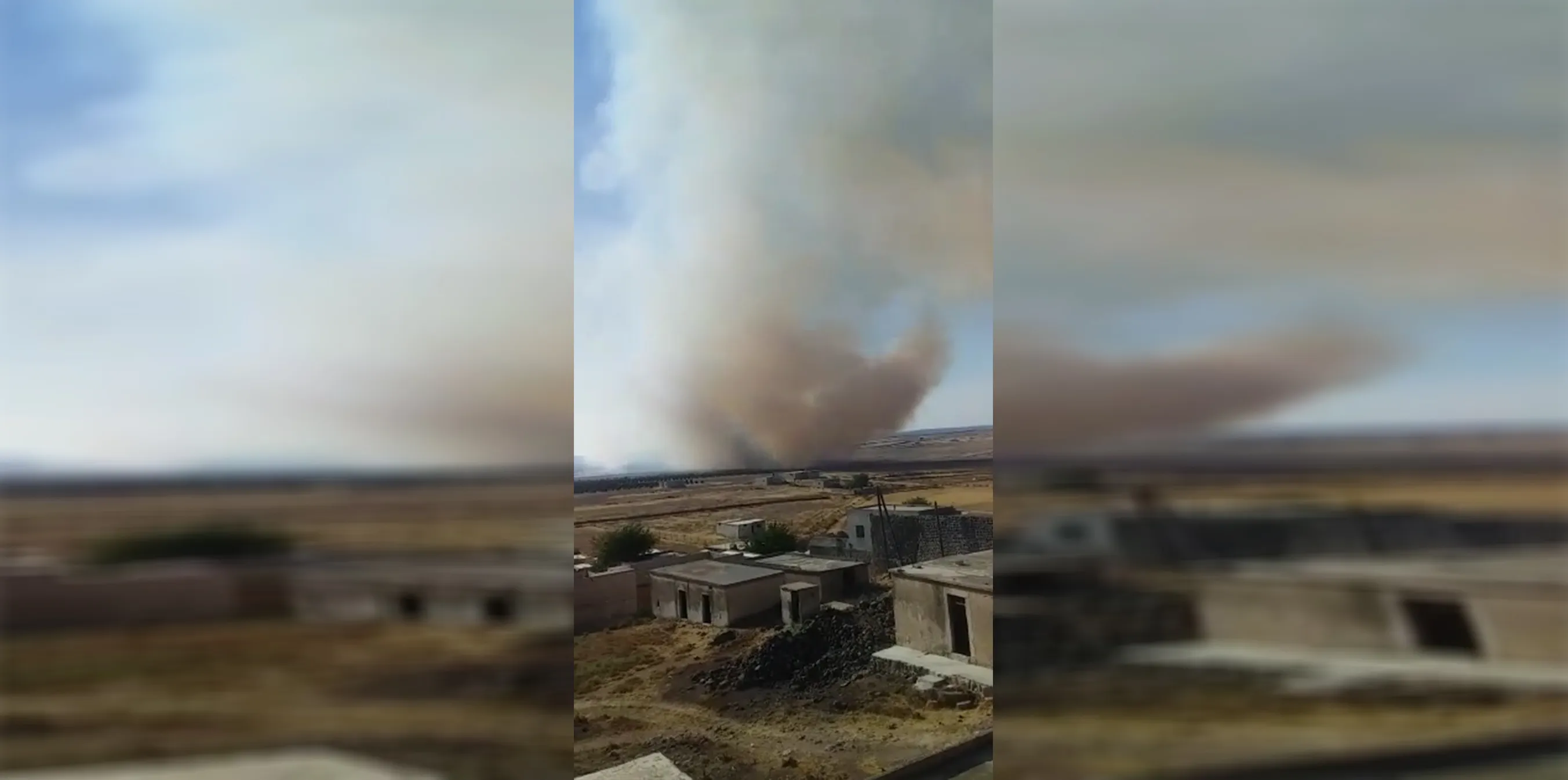 ​​​​​​​الاحتلال التركي يضرم النيران بالأراضي الزراعية والحراجية في ناحية شيراوا
