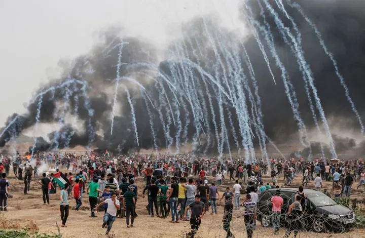 ​​​​​​​مهرجان جماهيري على حدود غزة والجيش الإسرائيلي يتأهب