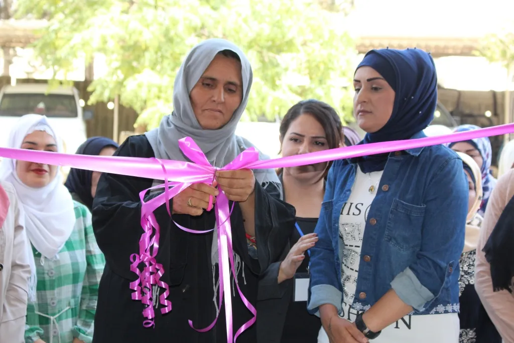 ​​​​​​​وقف المرأة الحرة تفتتح مكتباً لها في مدينة منبج