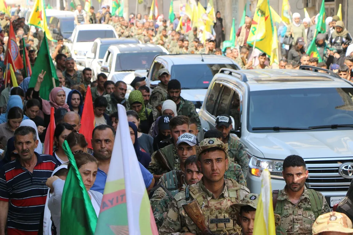 ​​​​​​​الآلاف يستقبلون جثمان الشهيدة القيادية سوسن بيرهات في حلب والشهباء