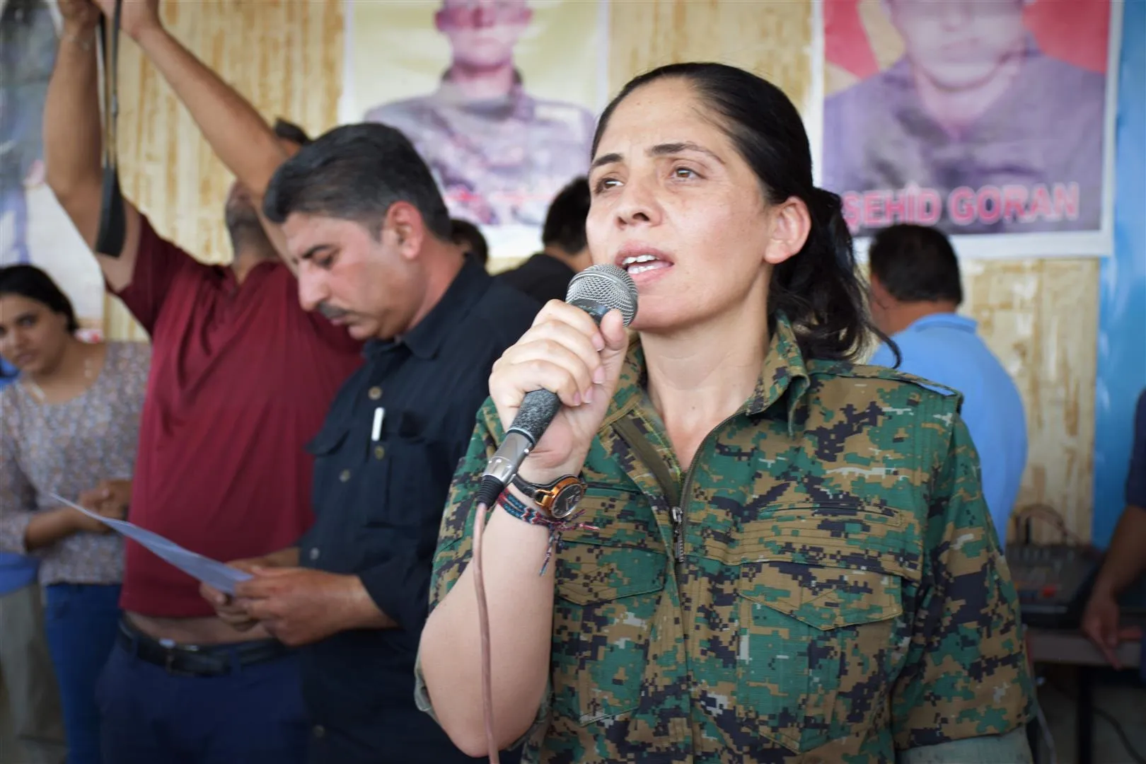 ​​​​​​​الآلاف في الحسكة يودعون جثامين خمسة شهداء