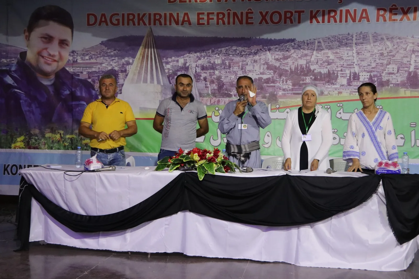 ​​​​​​​بانتخاب رئاسة مشتركة جديدة اتحاد إيزيديي عفرين يختتم كونفرانسه الرابع