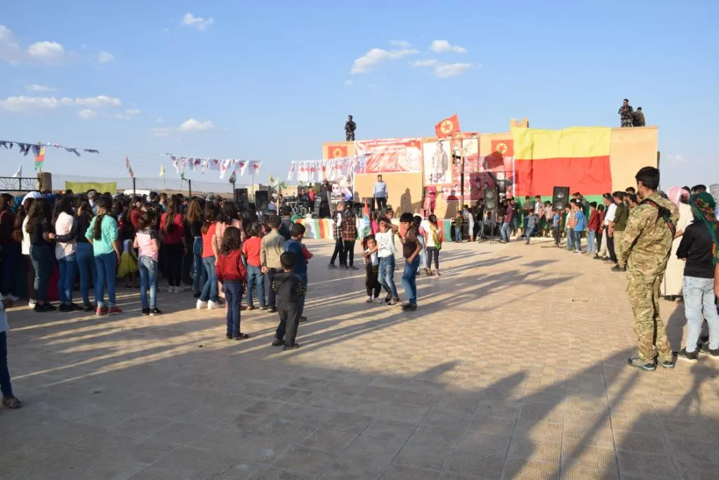 ​​​​​​​احتفالية بريف كوباني الجنوبي بذكرى قفزة الـ١٥ آب