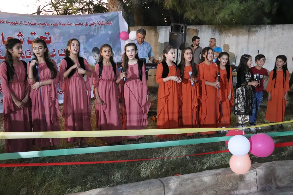 ​​​​​​​حفلة ترفيهية لأطفال ديرك ضمن فعاليات لجنة الثقافة والفن في مقاطعة قامشلو