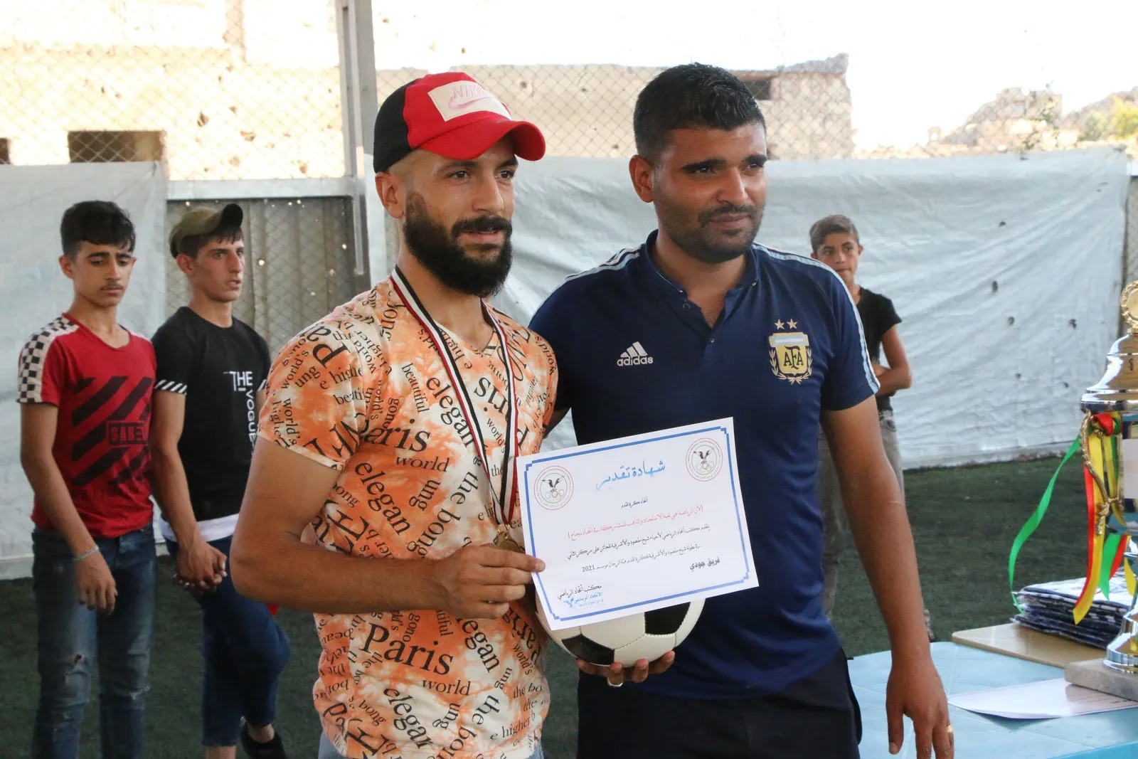 ​​​​​​​تتويج فريق المحبة بكأس بطولة الشيخ مقصود والأشرفية