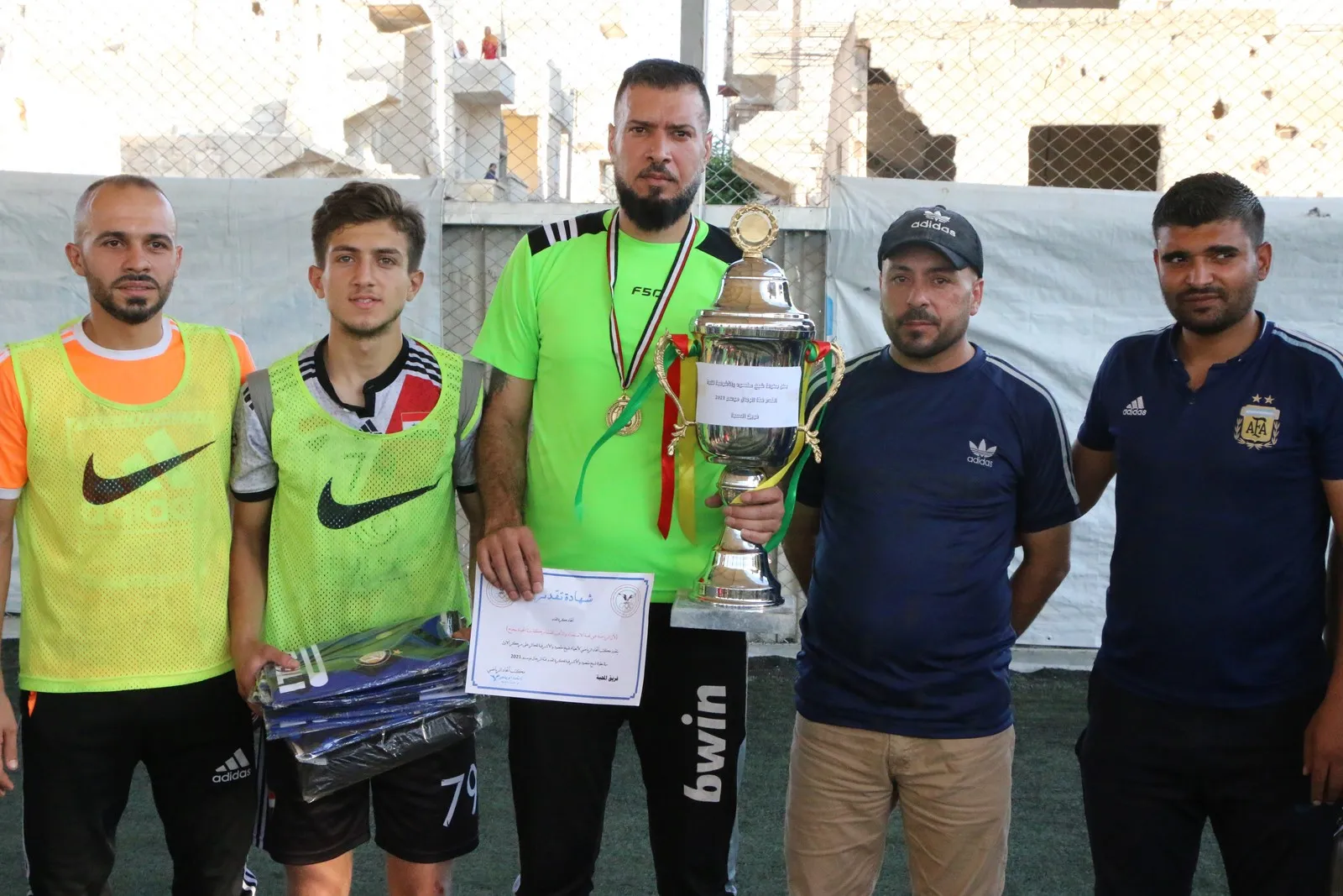 ​​​​​​​تتويج فريق المحبة بكأس بطولة الشيخ مقصود والأشرفية
