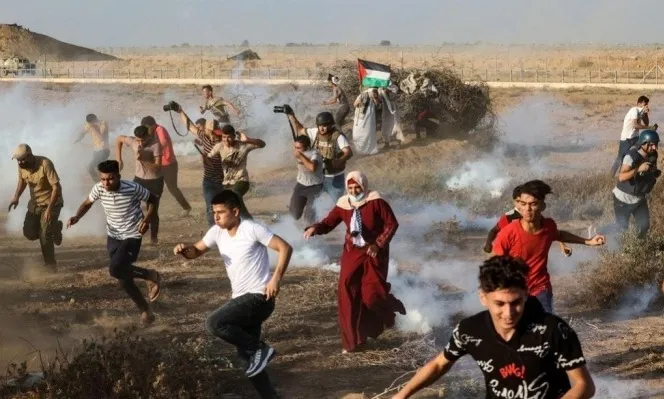 إصابات برصاص الجيش الإسرائيلي على حدود غزة