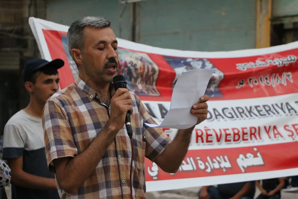 مسيرة في حلب تطالب المجتمع الدولي بالاعتراف بمجزرة شنكال كإبادة جماعية