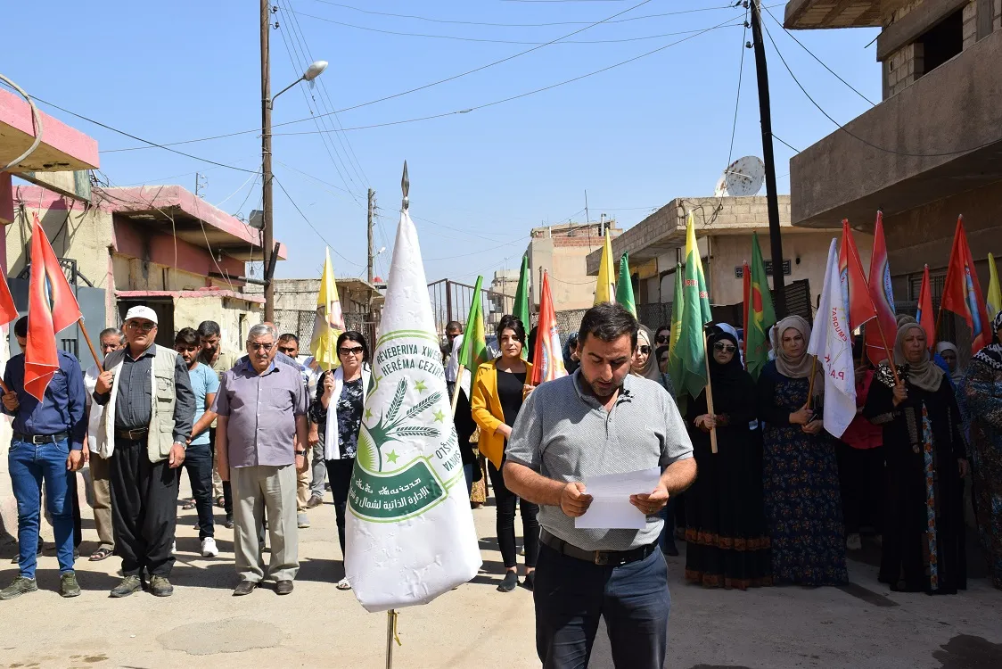 ​​​​​​​في يوم العالمي للسلام.. مجالس مقاطعة قامشلو تستنكر الجرائم التركية
