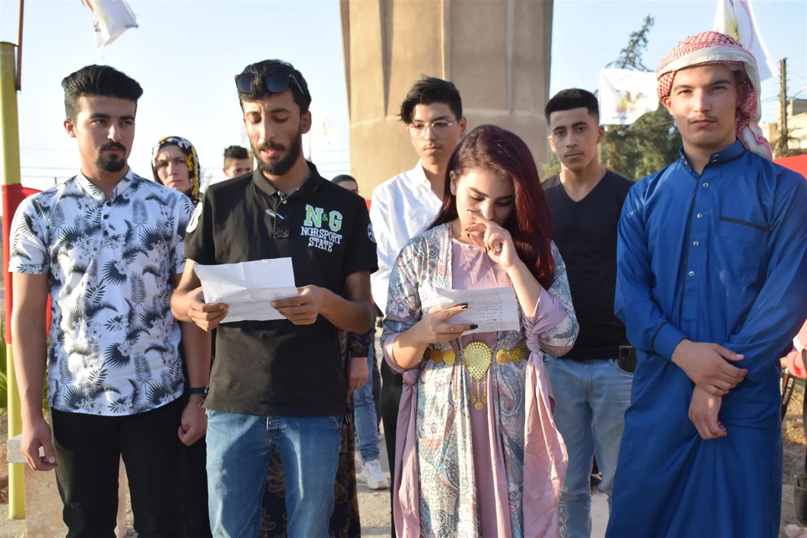 معرض فني في الحسكة بمشاركة 15 طالباً وطالبة
