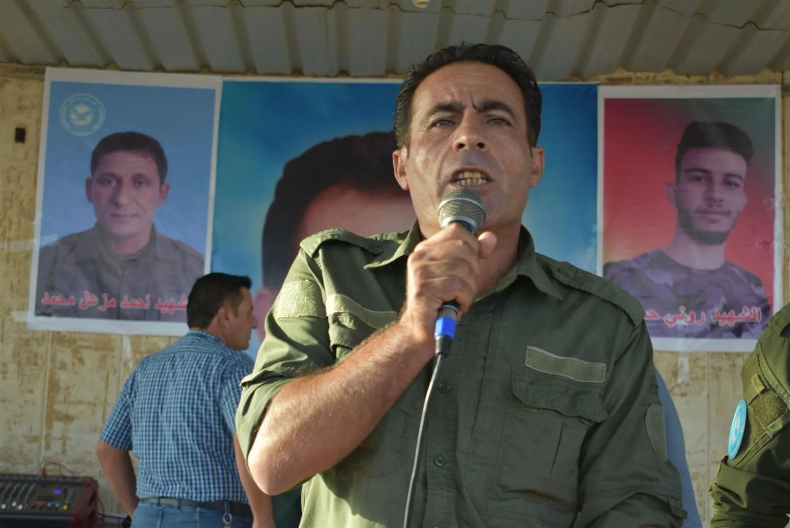 ​​​​​​​تشييع جثمان الشهيد أحمد مزعل والإعلان عن سجل الشهيد روني في الحسكة