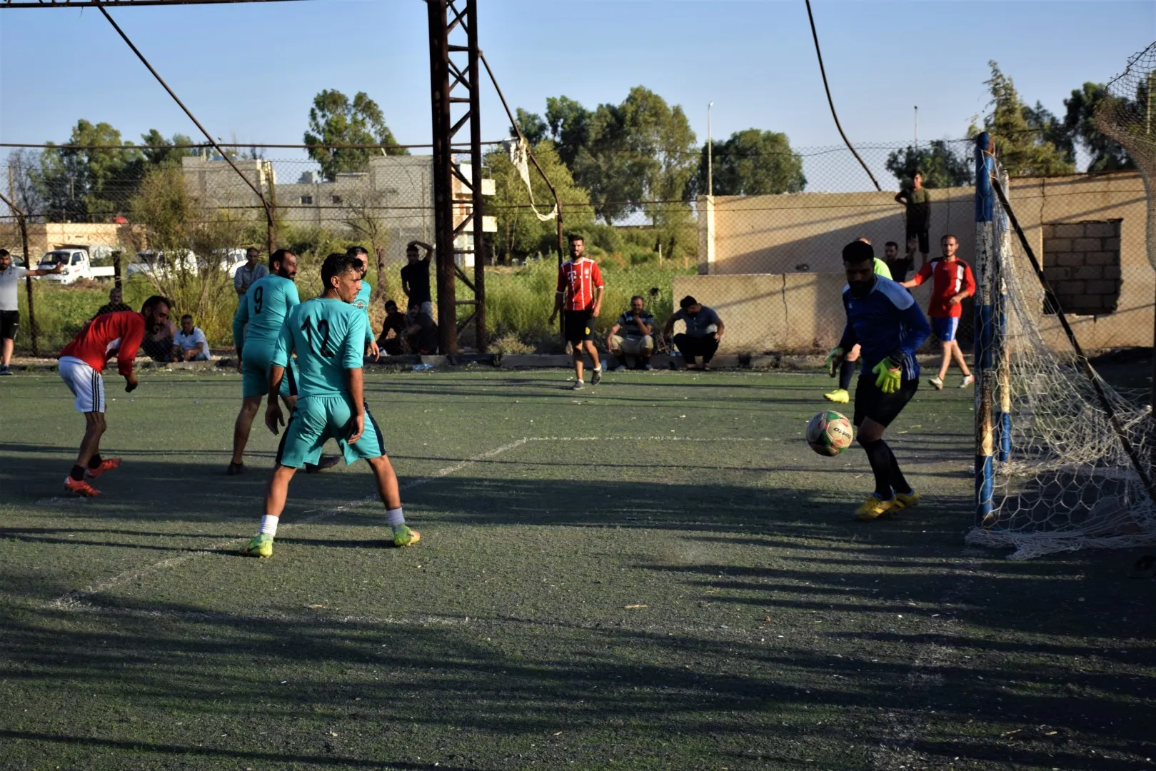 ​​​​​​​انطلاق دوري لكرة القدم في تل تمر باسم الشهيد ريناس روج